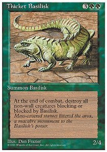 Thicket Basilisk - Fourth Edition (Uncommon)