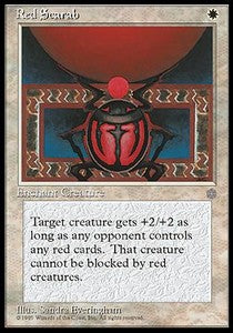 Red Scarab - Ice Age (Uncommon)