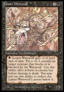 Lesser Werewolf - Legends (Uncommon)