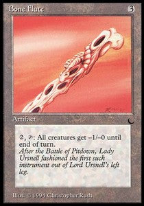 Bone Flute - The Dark (Uncommon)