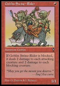 Goblin Swine-Rider - Visions (Common)