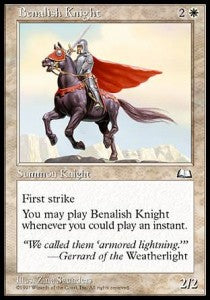 Benalish Knight - Weatherlight (Common)