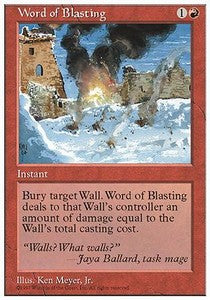 Word of Blasting - Fifth Edition (Uncommon)