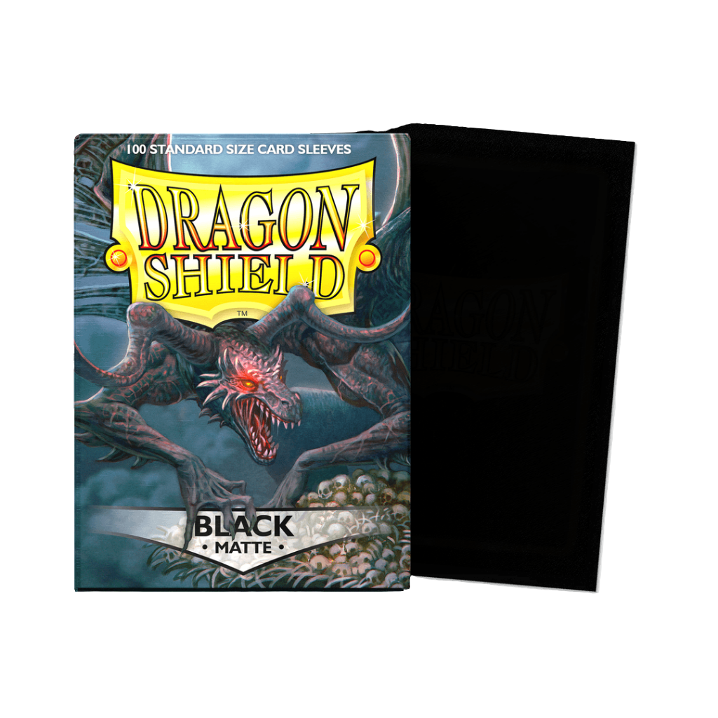 Dragon Shield - Standard Sleeves Matte (100 Sleeves) - Black
