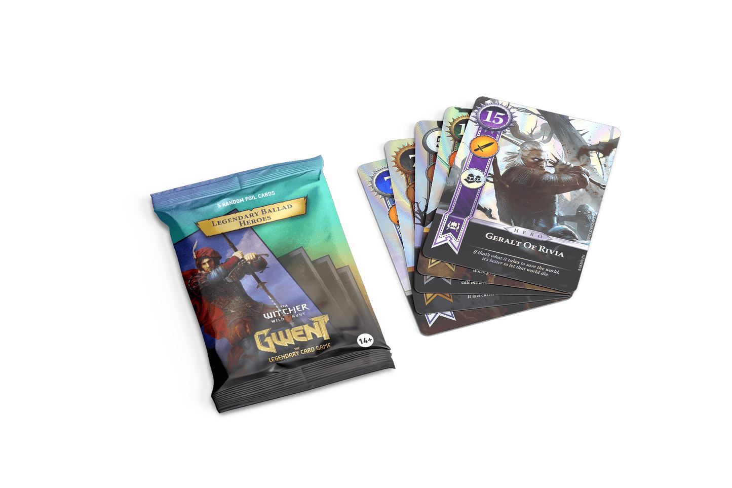 Gwent - Ballad Booster Pack (5 Random Foil Cards) image