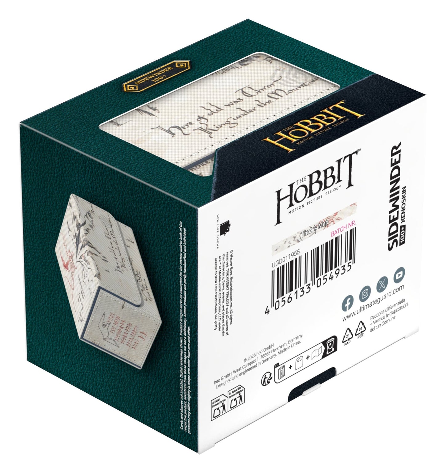 Ultimate Guard Sidewinder 100 Xenoskin The Hobbit™ - Thrór's Map