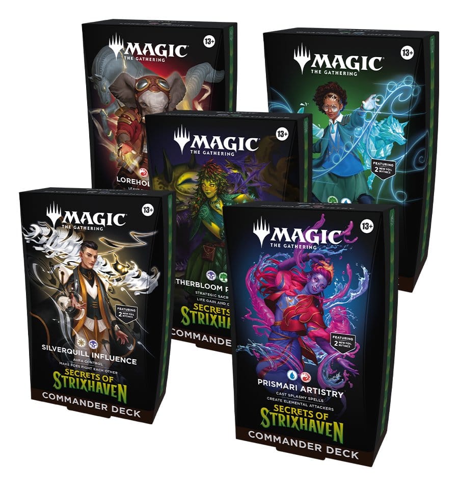 Magic the Gathering Secrets of Strixhaven Commander Decks
