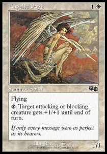 Angelic Page - Urza's Saga (Common) [USG-4]