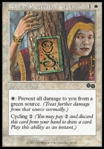 Rune of Protection: Green⁣ - Urza's Saga⁣ (Common)⁣ [38]