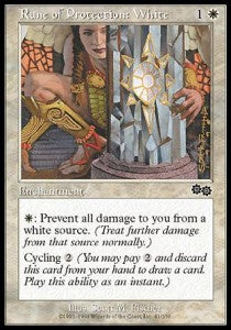 Rune of Protection: White⁣ - Urza's Saga⁣ (Common)⁣ [41]