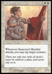 Seasoned Marshal⁣ - Urza's Saga⁣ (Uncommon)⁣ [44]