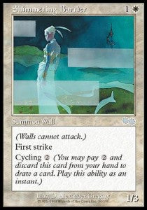 Shimmering Barrier⁣ - Urza's Saga⁣ (Uncommon)⁣ [50]
