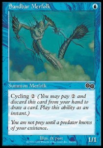 Sandbar Merfolk⁣ - Urza's Saga⁣ (Common)⁣ [94]