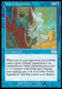 Veiled Apparition⁣ - Urza's Saga⁣ (Uncommon)⁣ [107]