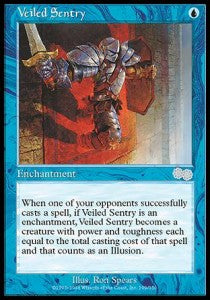 Veiled Sentry⁣ - Urza's Saga⁣ (Uncommon)⁣ [109]
