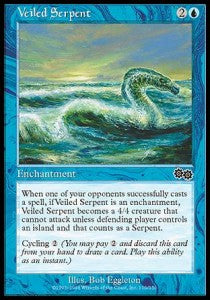Veiled Serpent⁣ - Urza's Saga⁣ (Common)⁣ [110]