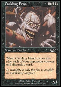 Cackling Fiend⁣ - Urza's Saga⁣ (Common)⁣ [121]
