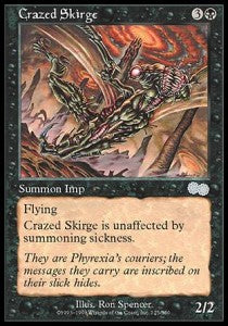 Crazed Skirge⁣ - Urza's Saga⁣ (Uncommon)⁣ [125]