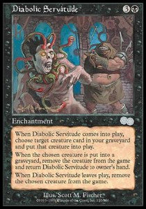 Diabolic Servitude⁣ - Urza's Saga⁣ (Uncommon)⁣ [130]