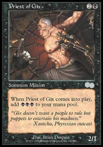 Priest of Gix⁣ - Urza's Saga⁣ (Uncommon)⁣ [150]