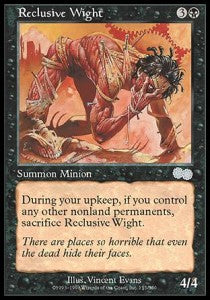 Reclusive Wight⁣ - Urza's Saga⁣ (Uncommon)⁣ [153]