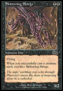 Skittering Skirge⁣ - Urza's Saga⁣ (Common)⁣ [158]