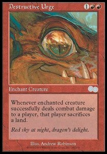Destructive Urge⁣ - Urza's Saga⁣ (Uncommon)⁣ [180]