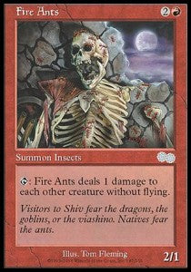Fire Ants⁣ - Urza's Saga⁣ (Uncommon)⁣ [187]