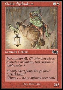 Goblin Spelunkers⁣ - Urza's Saga⁣ (Common)⁣ [195]