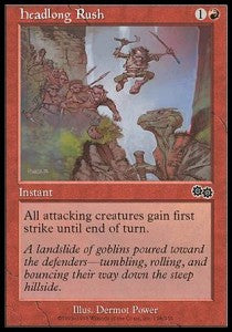 Headlong Rush⁣ - Urza's Saga⁣ (Common)⁣ [198]