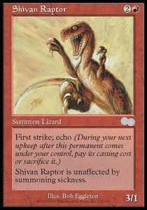 Shivan Raptor⁣ - Urza's Saga⁣ (Uncommon)⁣ [215]