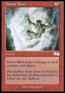 Steam Blast - Urza's Saga (Uncommon) [USG-219]