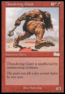 Thundering Giant⁣ - Urza's Saga⁣ (Uncommon)⁣ [221]