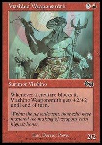 Viashino Weaponsmith⁣ - Urza's Saga⁣ (Common)⁣ [226]