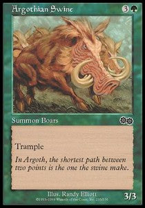 Argothian Swine⁣ - Urza's Saga⁣ (Common)⁣ [235]
