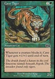 Cave Tiger⁣ - Urza's Saga⁣ (Common)⁣ [241]