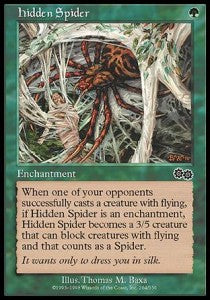 Hidden Spider⁣ - Urza's Saga⁣ (Common)⁣ [264]