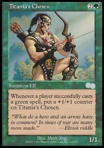 Titania's Chosen - Urza's Saga (Uncommon) [USG-277]