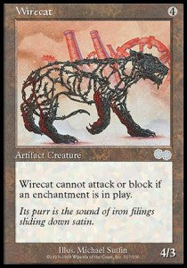Wirecat⁣ - Urza's Saga⁣ (Uncommon)⁣ [317]