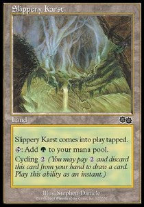 Slippery Karst - Urza's Saga (Common) [USG-327]