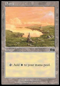 Plains (V.4) - Urza's Saga (Land) [USG-334]