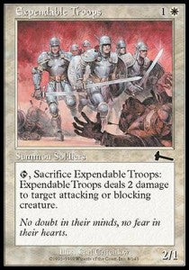 Expendable Troops⁣ - Urza's Legacy⁣ (Common)⁣ [8]