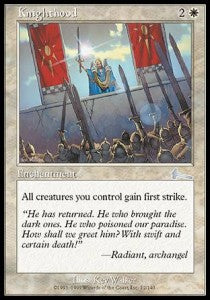 Knighthood⁣ - Urza's Legacy⁣ (Uncommon)⁣ [12]