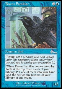 Raven Familiar⁣ - Urza's Legacy⁣ (Uncommon)⁣ [39]