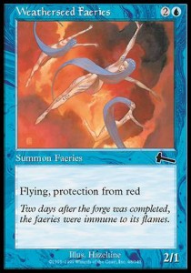 Weatherseed Faeries⁣ - Urza's Legacy⁣ (Common)⁣ [48]