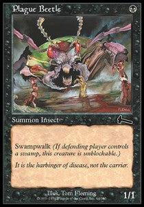 Plague Beetle⁣ - Urza's Legacy⁣ (Common)⁣ [64]