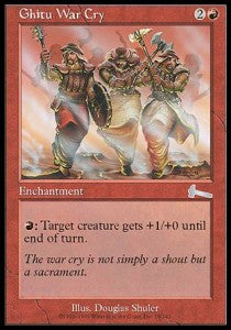 Ghitu War Cry⁣ - Urza's Legacy⁣ (Uncommon)⁣ [78]