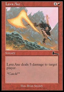Lava Axe⁣ - Urza's Legacy⁣ (Common)⁣ [84]