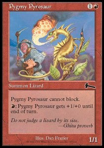 Pygmy Pyrosaur⁣ - Urza's Legacy⁣ (Common)⁣ [87]