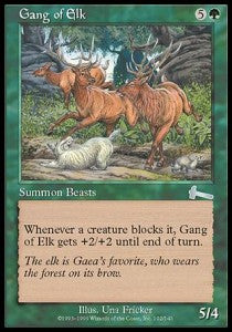 Gang of Elk⁣ - Urza's Legacy⁣ (Uncommon)⁣ [102]